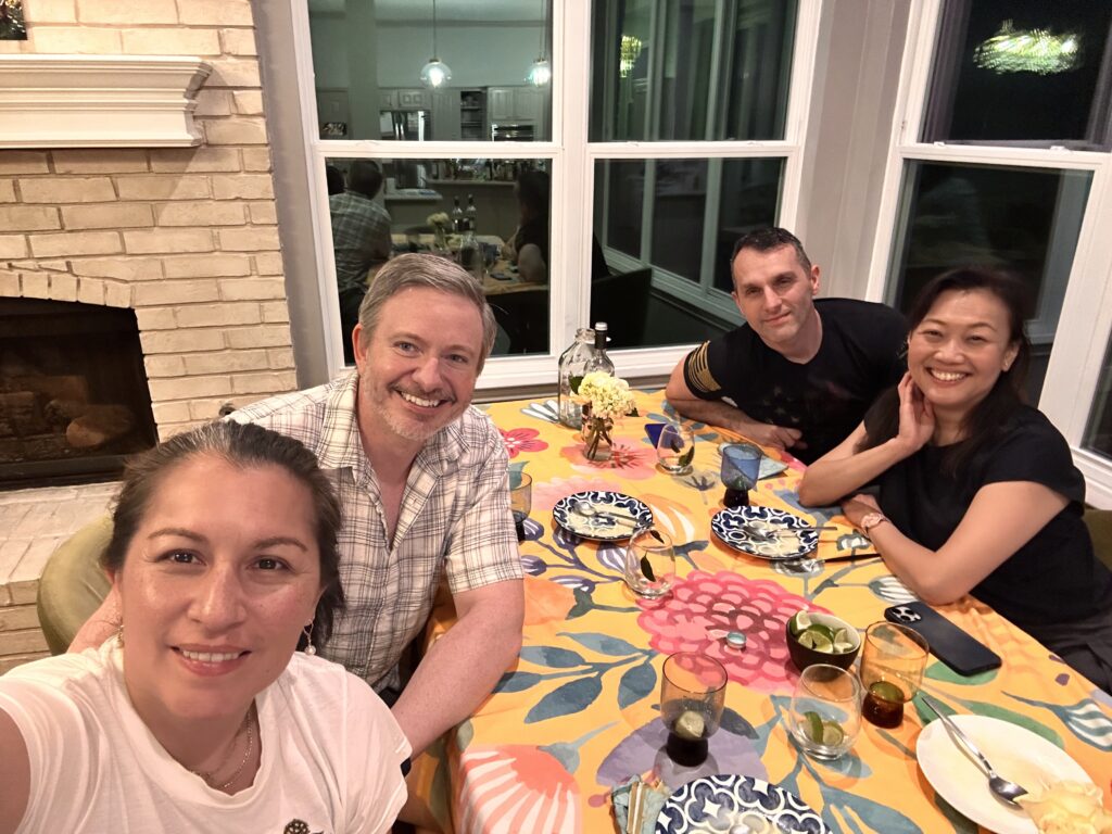 Gabby n Tim at our home